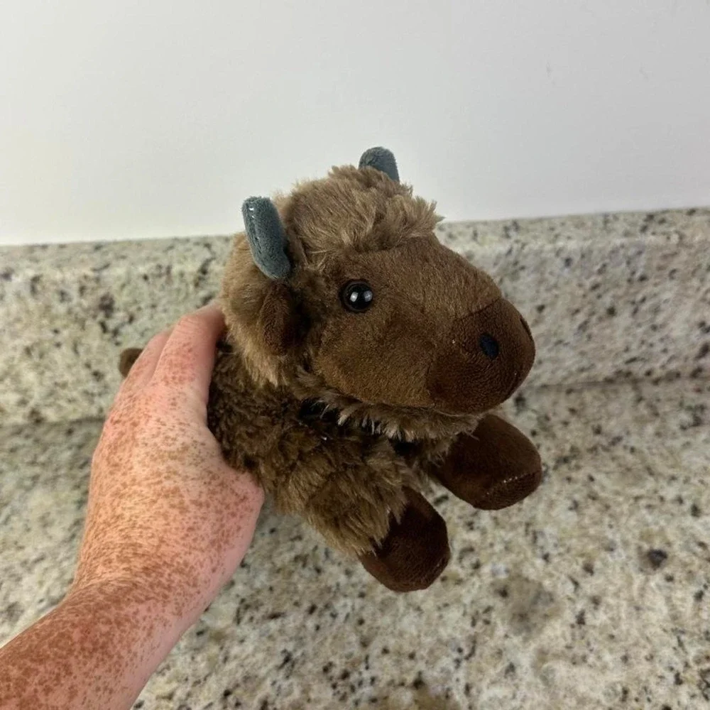 The Petting Zoo Stuffed Bison Plush